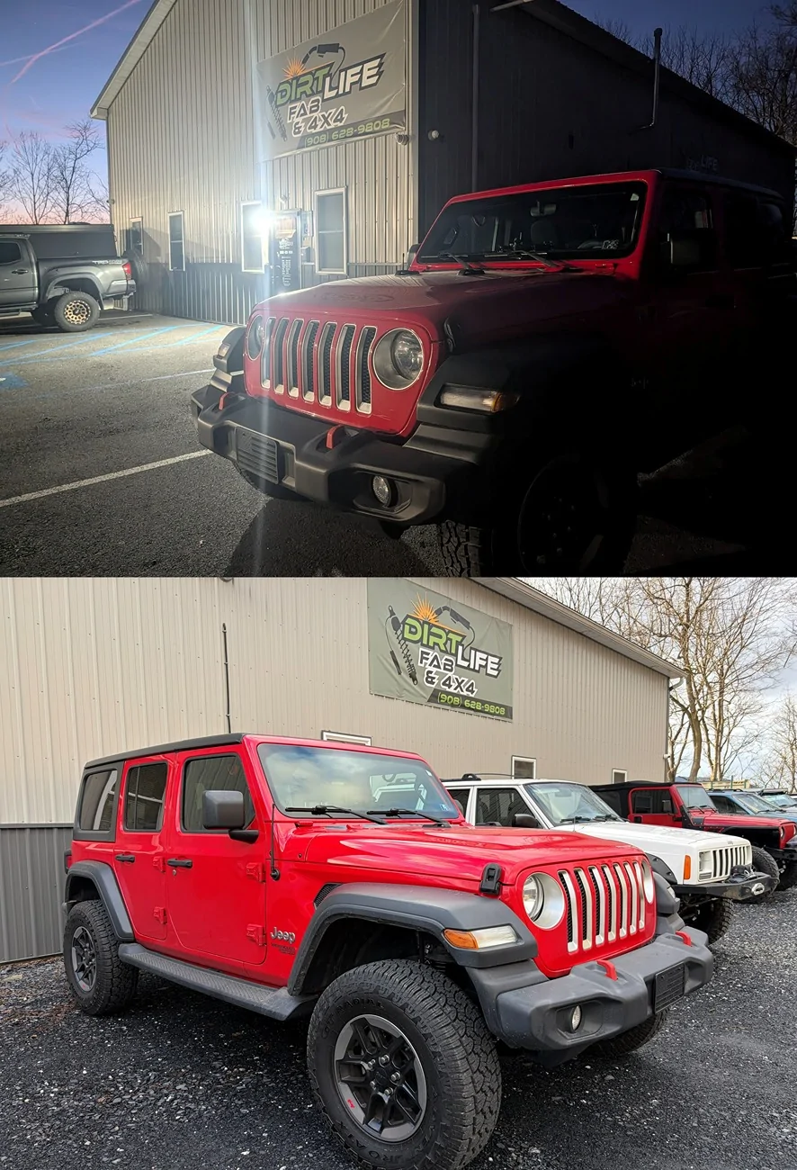 Jeep Wrangler JL 2018 JLU Sport S - Fireball - A Mild Weekend Warrior build Jeep shop comparison
