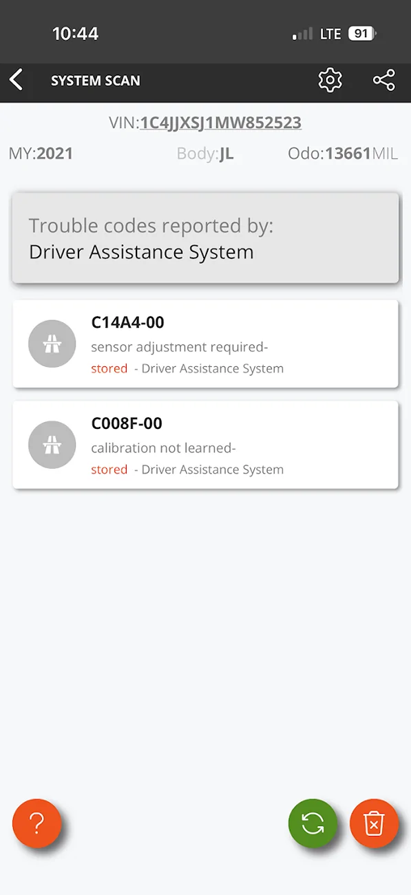 Jeep Wrangler JL Running JSCAN DASM - Sensor Calibration Init - Beta - to get Adaptive Cruise Control back. 1773594183175-o1