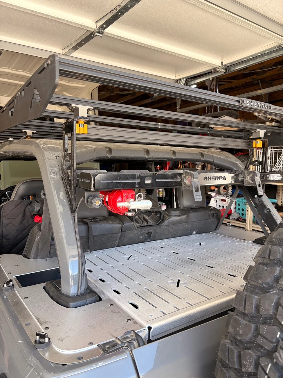Jeep Wrangler JL Show us your Jeep's rear storage setups IMG_1663