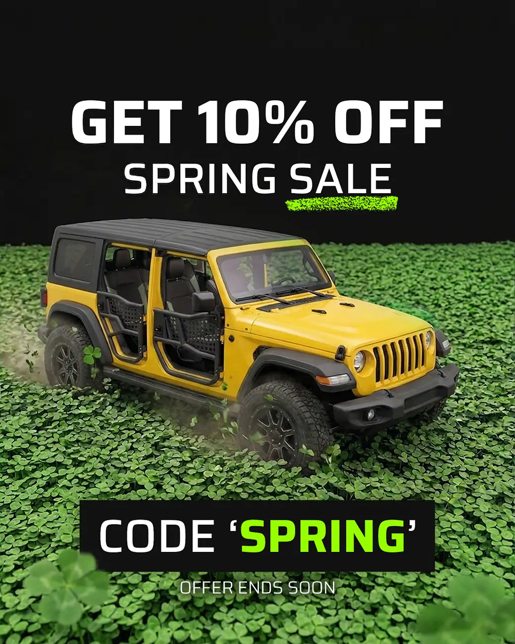 Jeep Wrangler JL 10% off EZ4X4 sitewide is here 