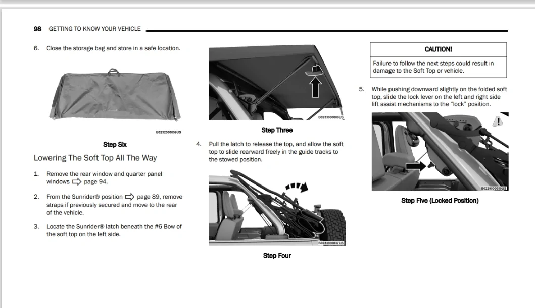 Jeep Wrangler JL Problem Folding Soft-Top on 4-Door JL 1000011272