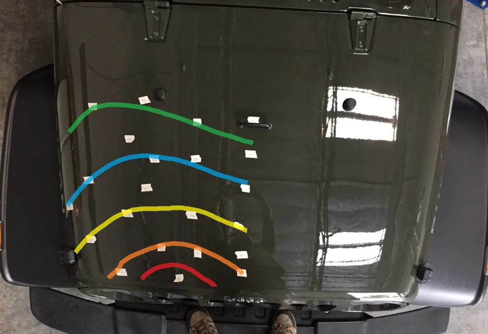 Jeep Wrangler JL Motobilt hood vents installed jk hood pressur