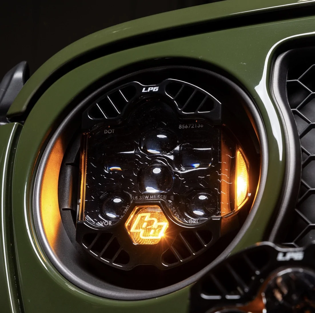 Jeep Wrangler JL DOT Baja Design LP6 headlights IMG_3949