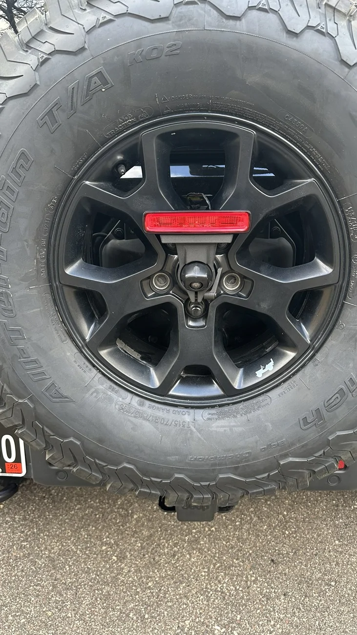 Jeep Wrangler JL 3D Printed Brake Light Relocation Bracket IMG_2718