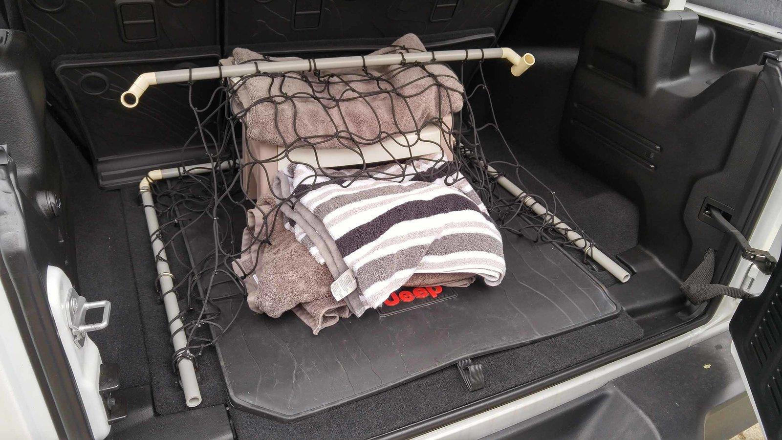 Jeep Wrangler JL What did you do TO your Jeep JL today? cargo net open
