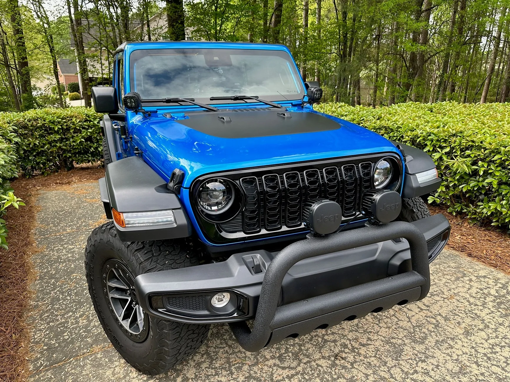 Jeep Wrangler JL Hood Graphic from PixelDecals.com: DIY Install Notes hood-blackout