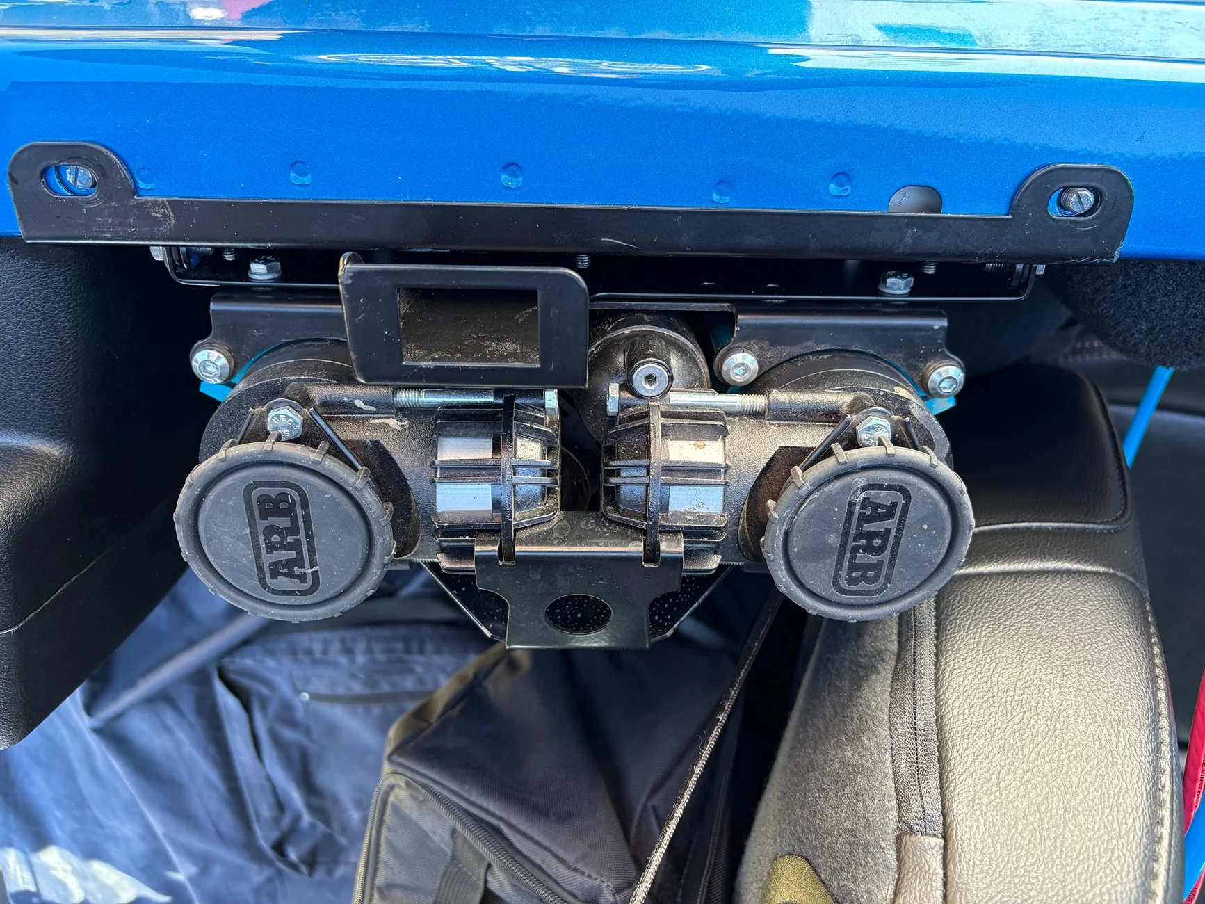 Jeep Wrangler JL ARB MORE rear bracket install with SOT IMG_3151