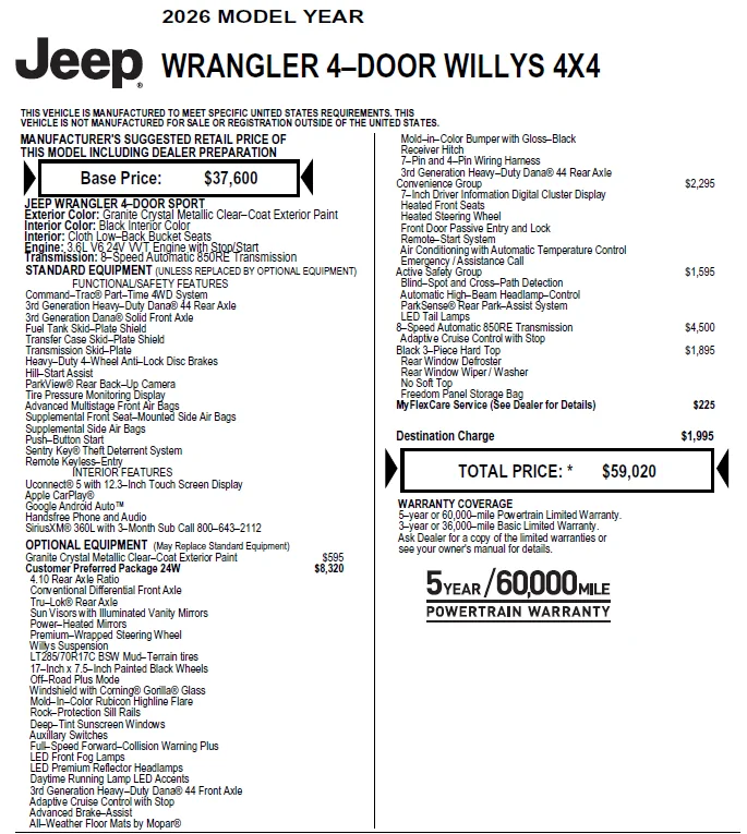 Jeep Wrangler JL Package and Optional Equipment Pricing 1775739352303-5c