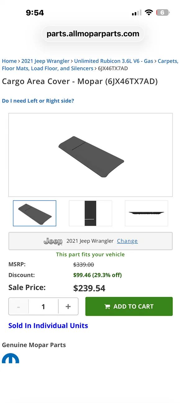 Jeep Wrangler JL Rear seat gap cover IMG_8789