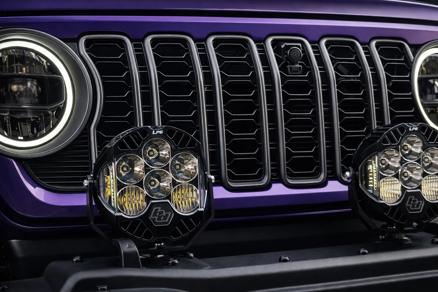 Jeep Wrangler JL Installed Baja Designs LP6 Pro Lights Lights ps