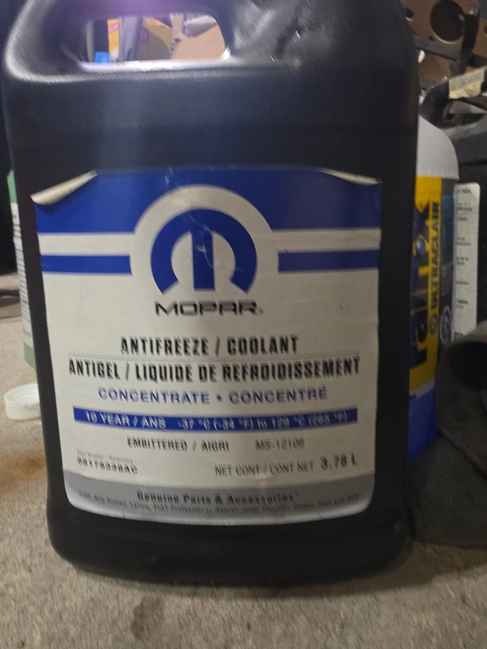 Jeep Wrangler JL Correct Mopar Coolant 17759459711093785730834853596864