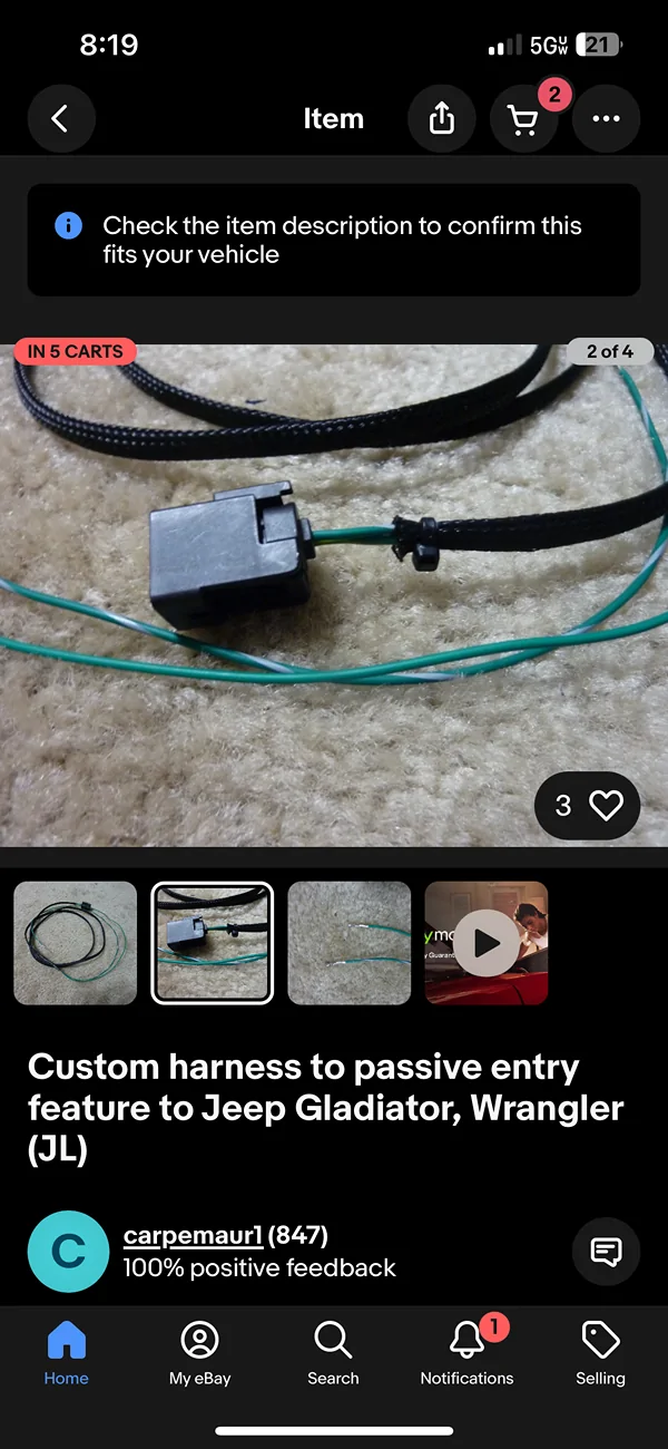 Jeep Wrangler JL Need help identifying passive entry door handle connector 116B3B59-23EA-4E8B-A422-7055EEDC62CF