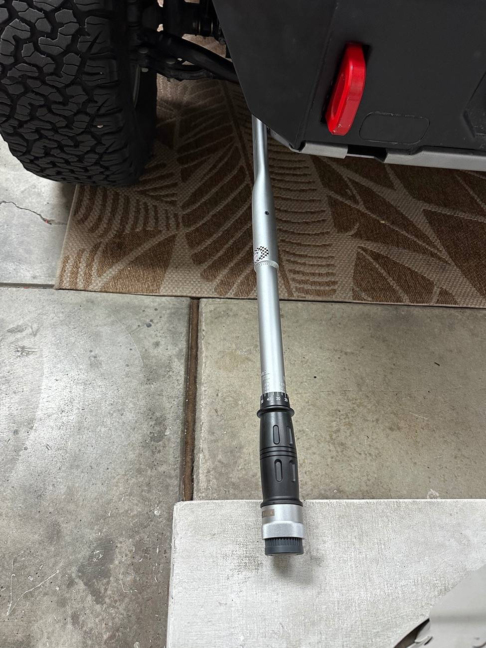 Jeep Wrangler JL Front LCA torque - Jack stands IMG_0622