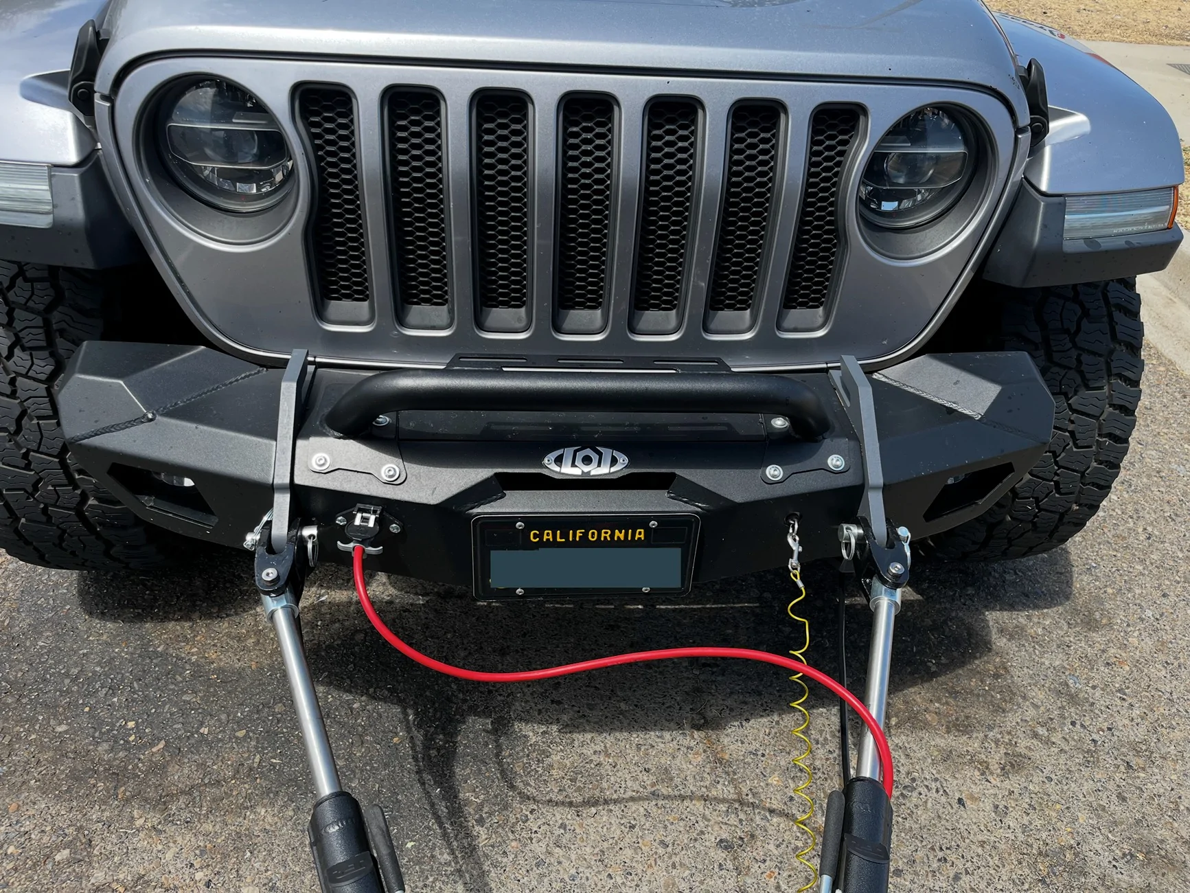 Jeep Wrangler JL Flat towing set up IMG_2047