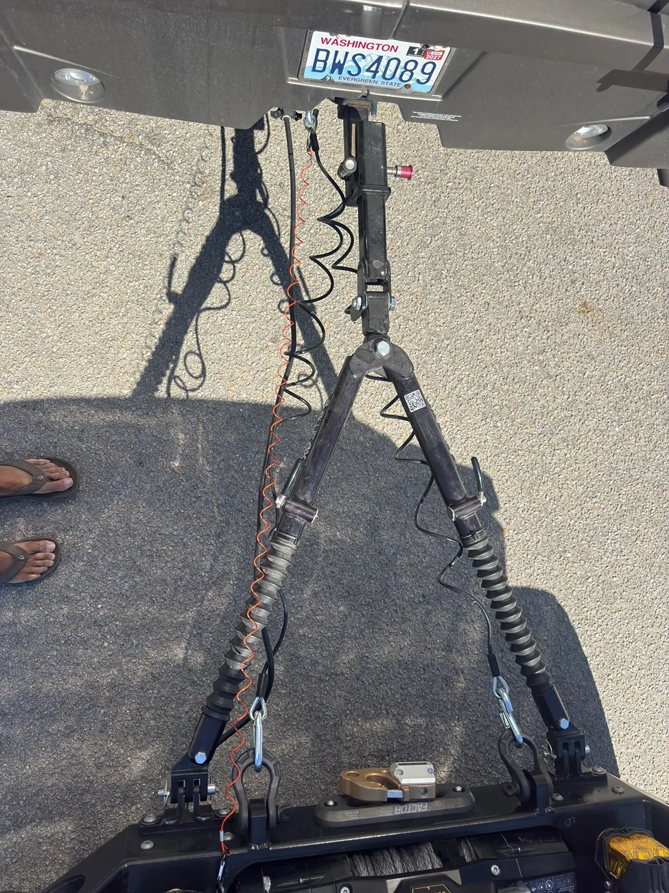 Jeep Wrangler JL Flat towing set up IMG_4473