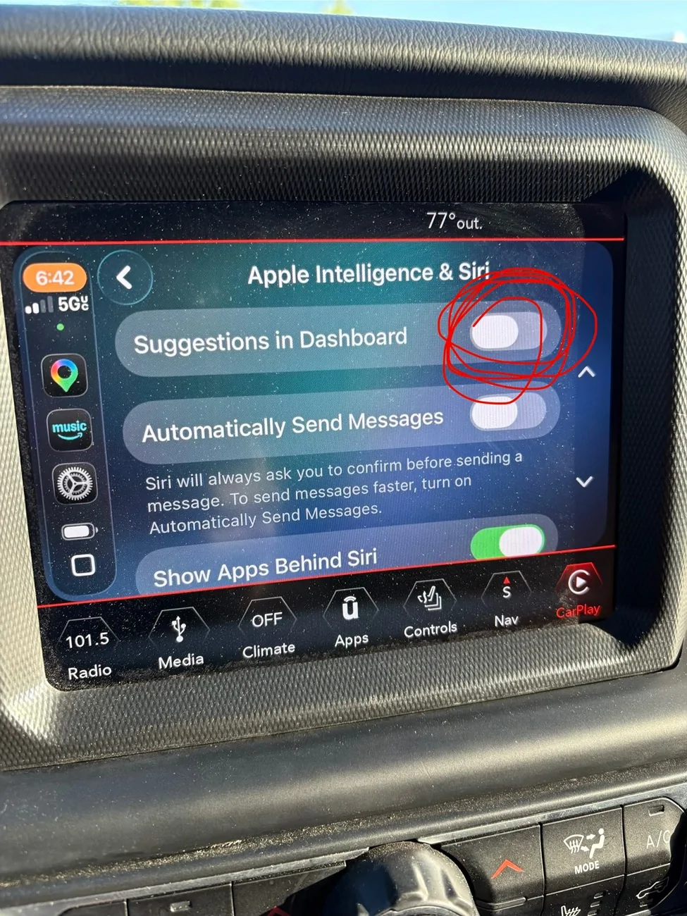 Jeep Wrangler JL Need some silly help with CarPlay IMG_0873