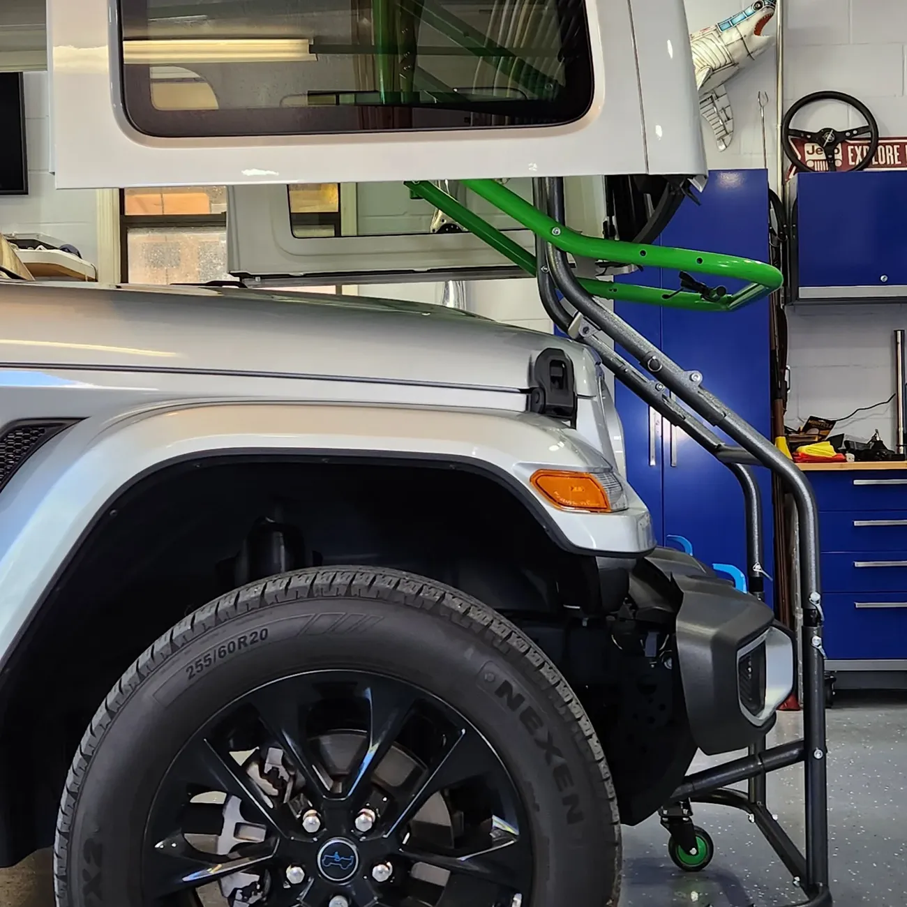 Jeep Wrangler JL TopLift Pro top stored 2