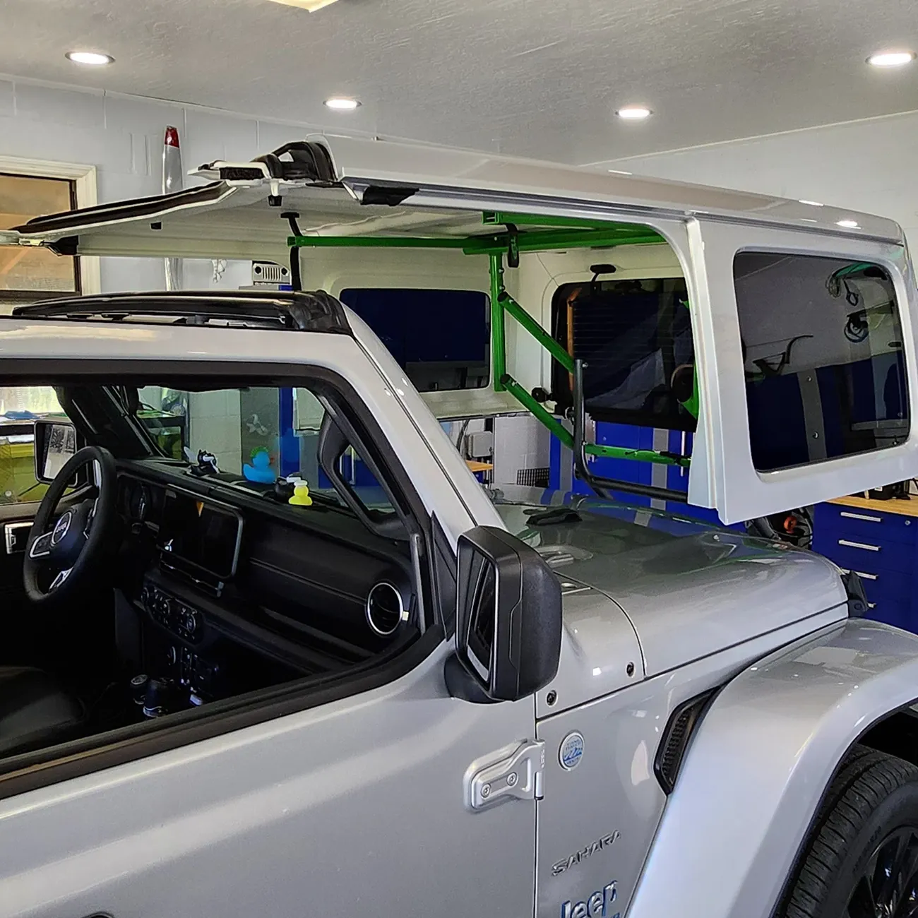 Jeep Wrangler JL TopLift Pro top stored