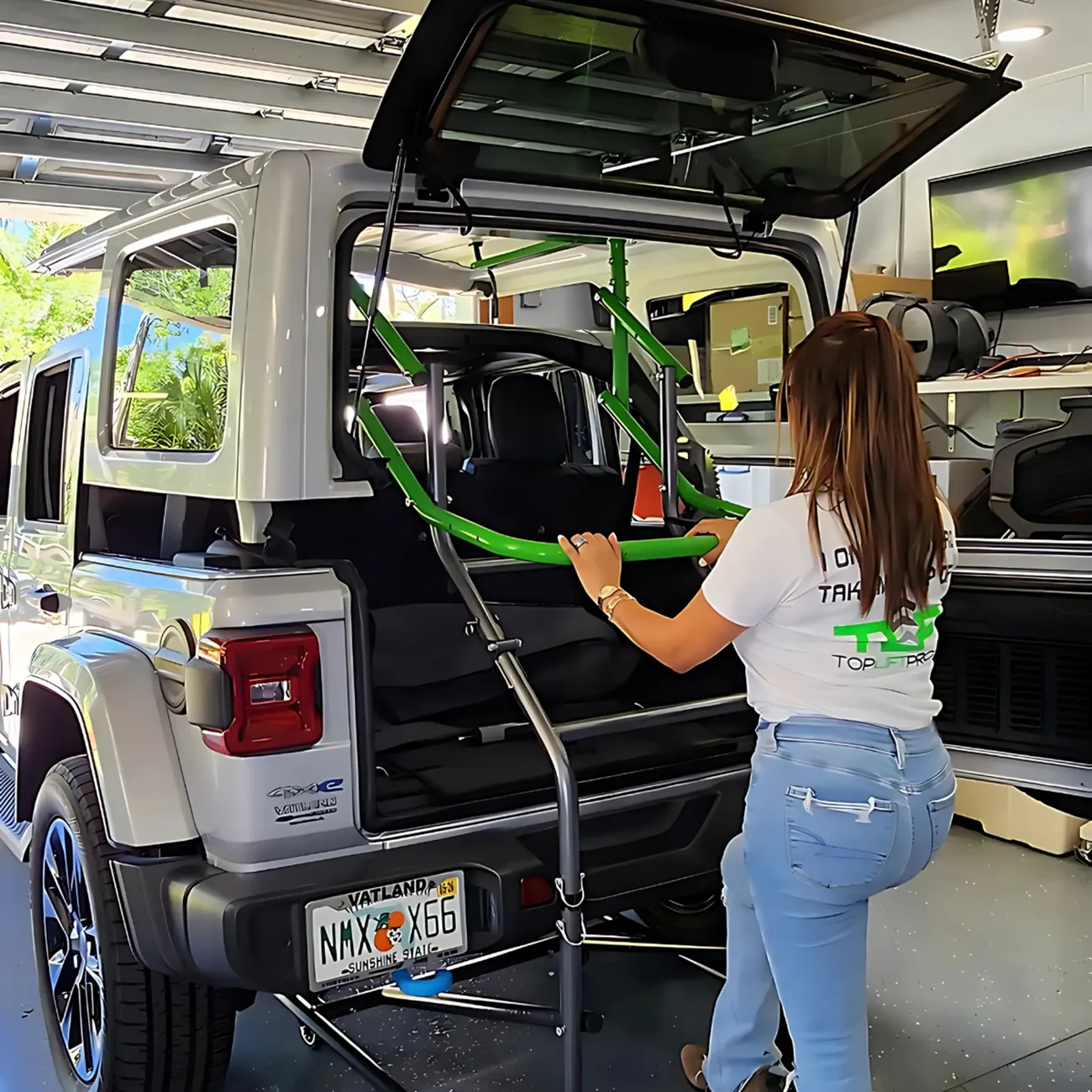 Jeep Wrangler JL TopLift Pro top lifting