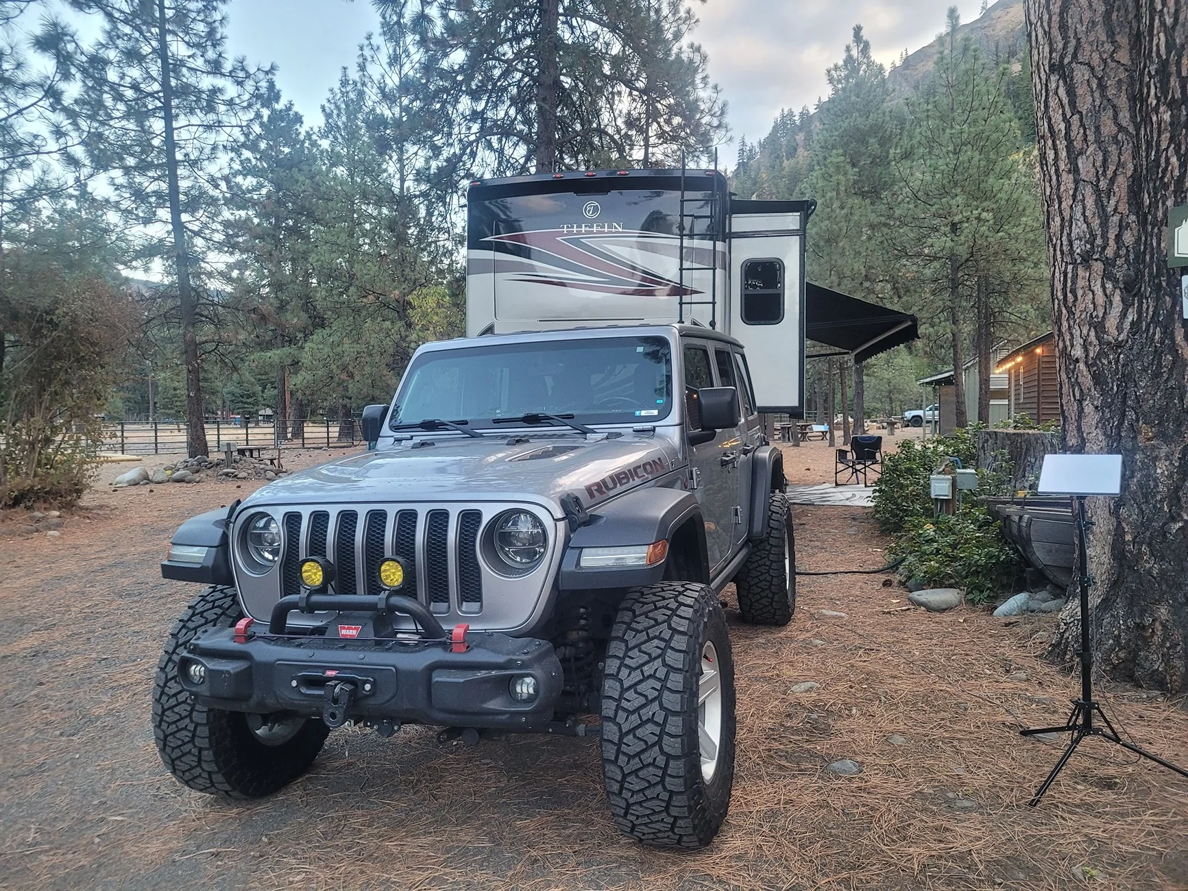 Jeep Wrangler JL Flat towing set up 20251010_180318