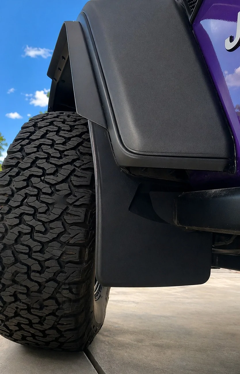 Jeep Wrangler JL I hate mudflaps, but I hate rock chips even more .... mudflap1