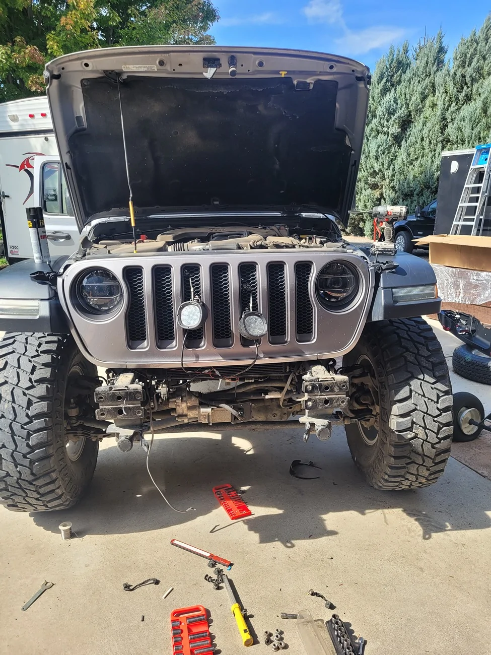 Jeep Wrangler JL Flat towing set up 20230922_130735