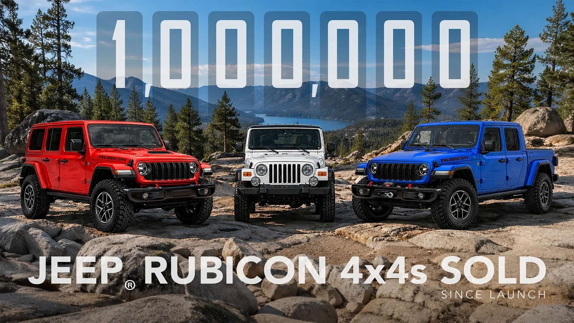 Jeep Wrangler JL Jeep Rubicon Hits One Million Sales Milestone BU026_045EV
