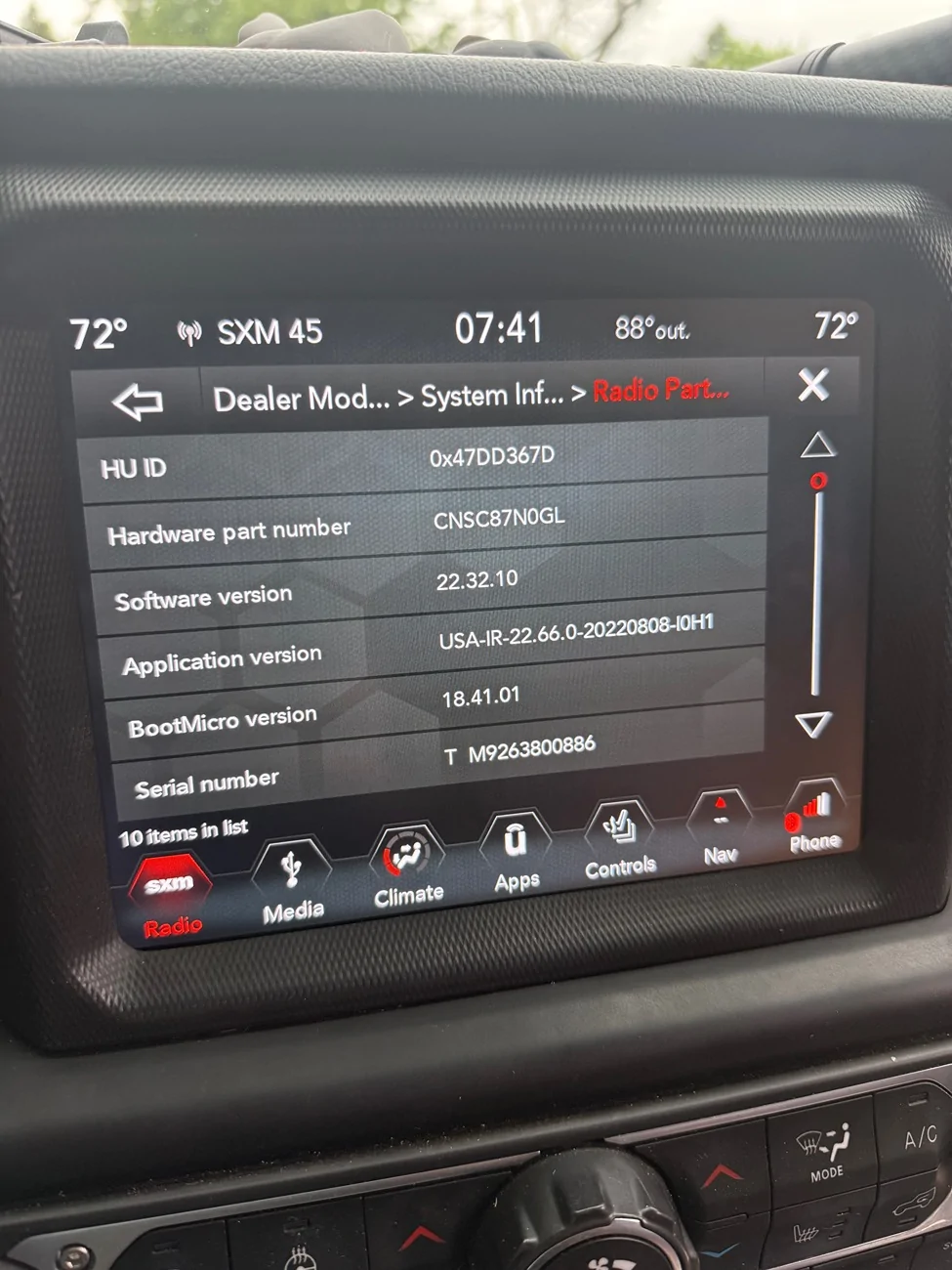 Jeep Wrangler JL Uconnect 8.4 UAV IMG_7564
