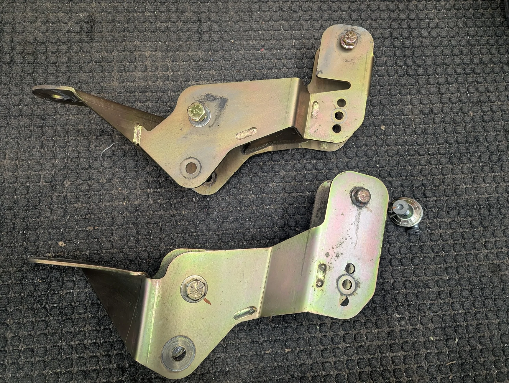 Jeep Wrangler JL Metalcloak front geometry correction brackets PXL_20260403_200645933