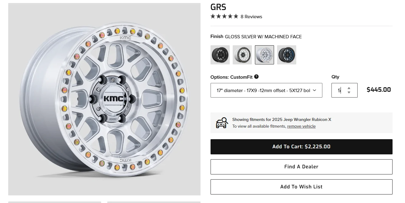 Jeep Wrangler JL Anyone run these KMC wheels? 1778109093720-wg