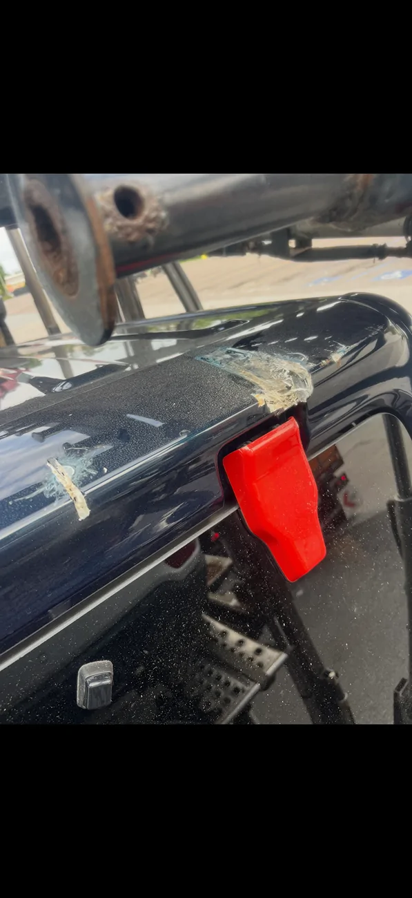 Jeep Wrangler JL Hardtop damage during transport IMG_1995