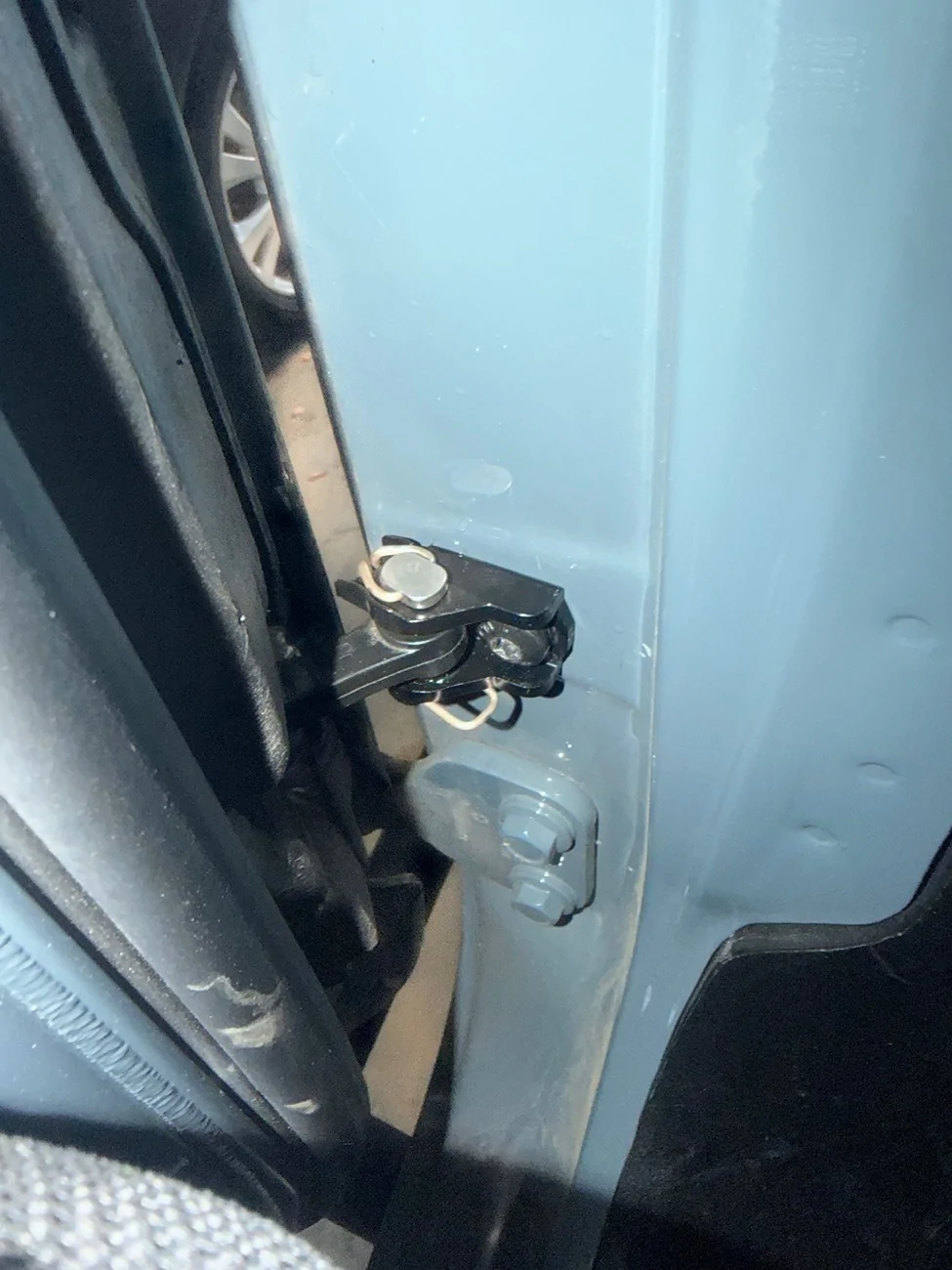 Jeep Wrangler JL Tooless door removal brakets IMG_0939