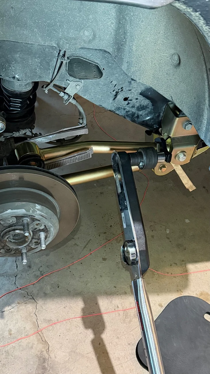 Jeep Wrangler JL Tightening jam nuts IMG_5101