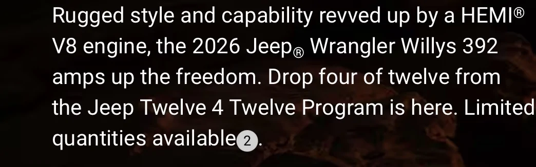 Jeep Wrangler JL Willys 392 Order date IMG_2716