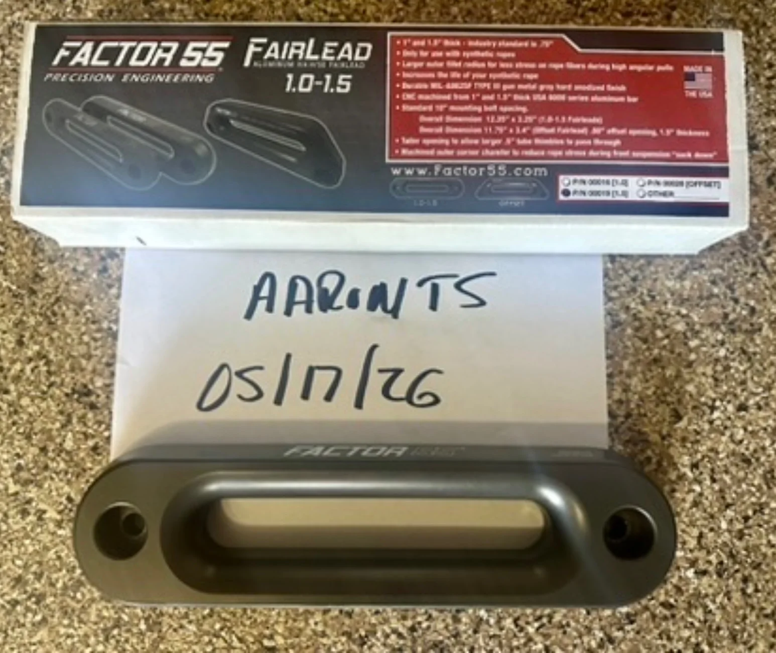 Jeep Wrangler JL Factor 55 Fairlead IMG_0086