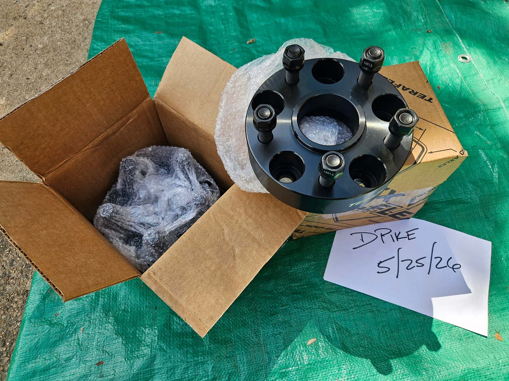 Jeep Wrangler JL Terraflex 1.75" Wheel Spacers 2026-05-25 15.20.33