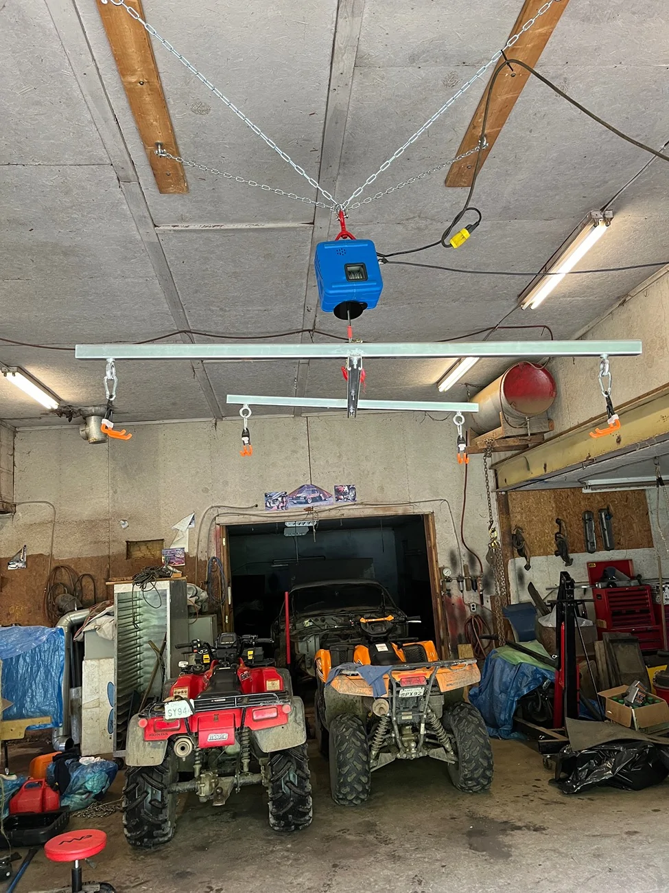 Jeep Wrangler JL Ceiling Mount Top Lift - DIY-ish for ~$230 IMG_0420