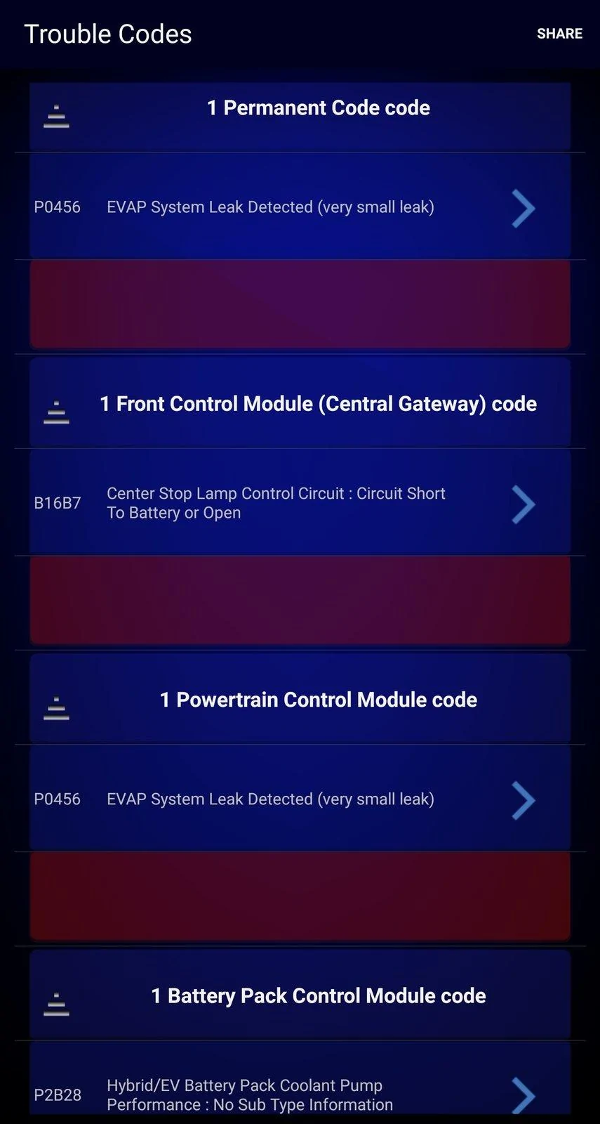 Jeep Wrangler JL MIL on, pulled codes and can't find much information on them Screenshot_20181106-001525_BlueDriver
