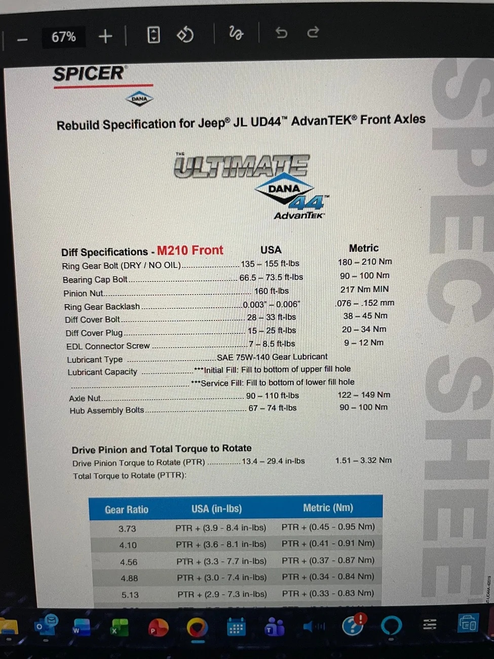 Jeep Wrangler JL Rear differential fluid change IMG_3239