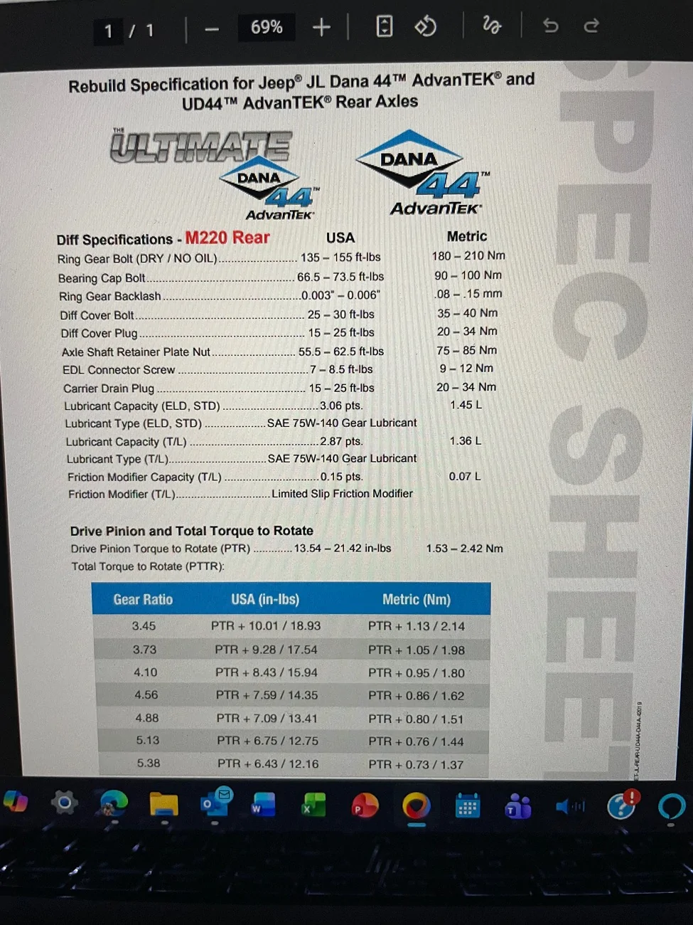 Jeep Wrangler JL Rear differential fluid change IMG_3238