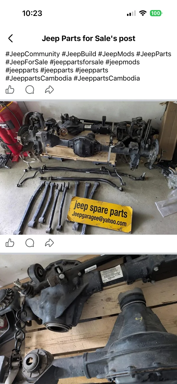 Jeep Wrangler JL '23 JLUR XR Axle set IMG_3411