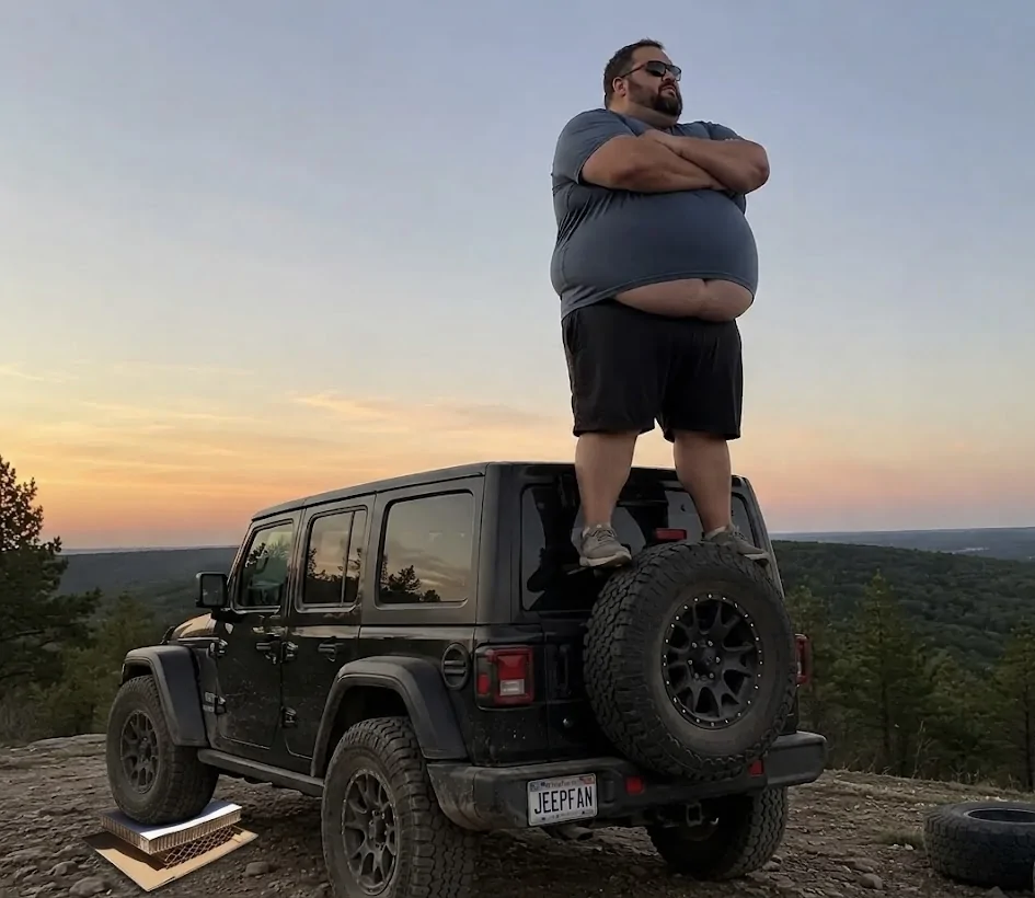 Jeep Wrangler JL Can you stand on your tailgate? IMG_0905