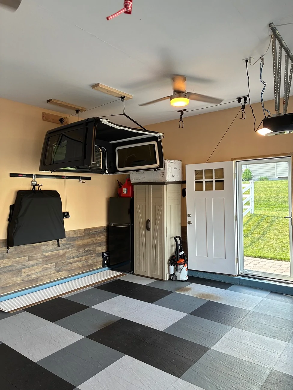 Jeep Wrangler JL Ceiling Mount Top Lift - DIY-ish for ~$230 IMG_0398