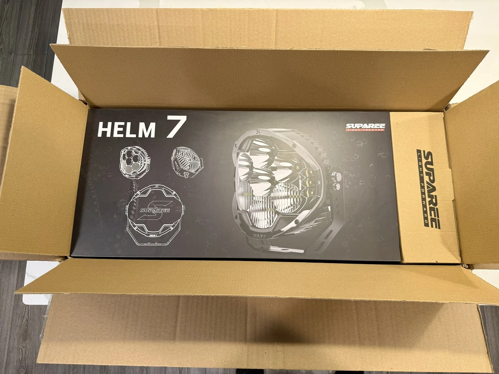 Jeep Wrangler JL Suparee Helm 7 Lights Review IMG_5116