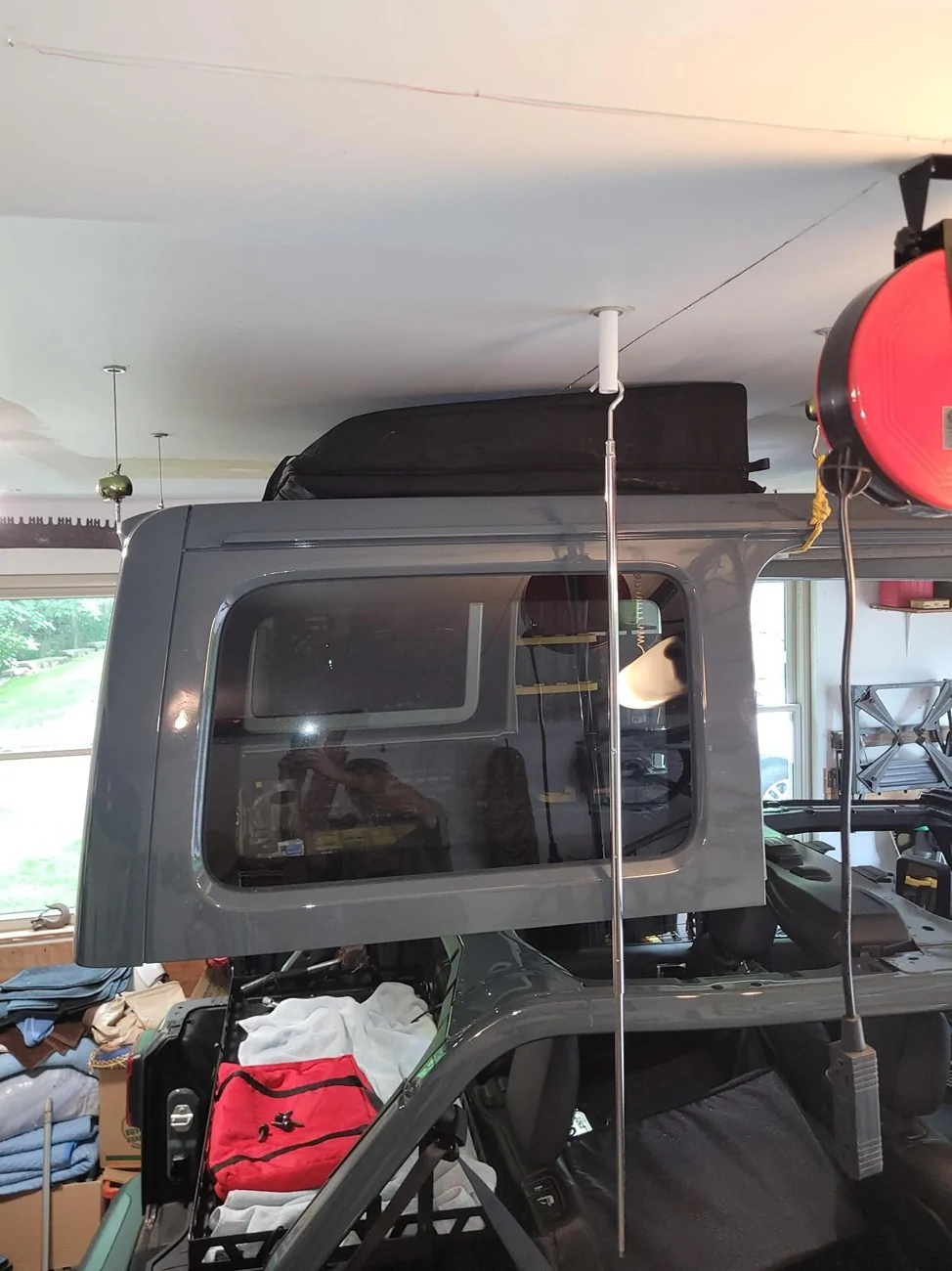 Jeep Wrangler JL Ceiling Mount Top Lift - DIY-ish for ~$230 Media (55)