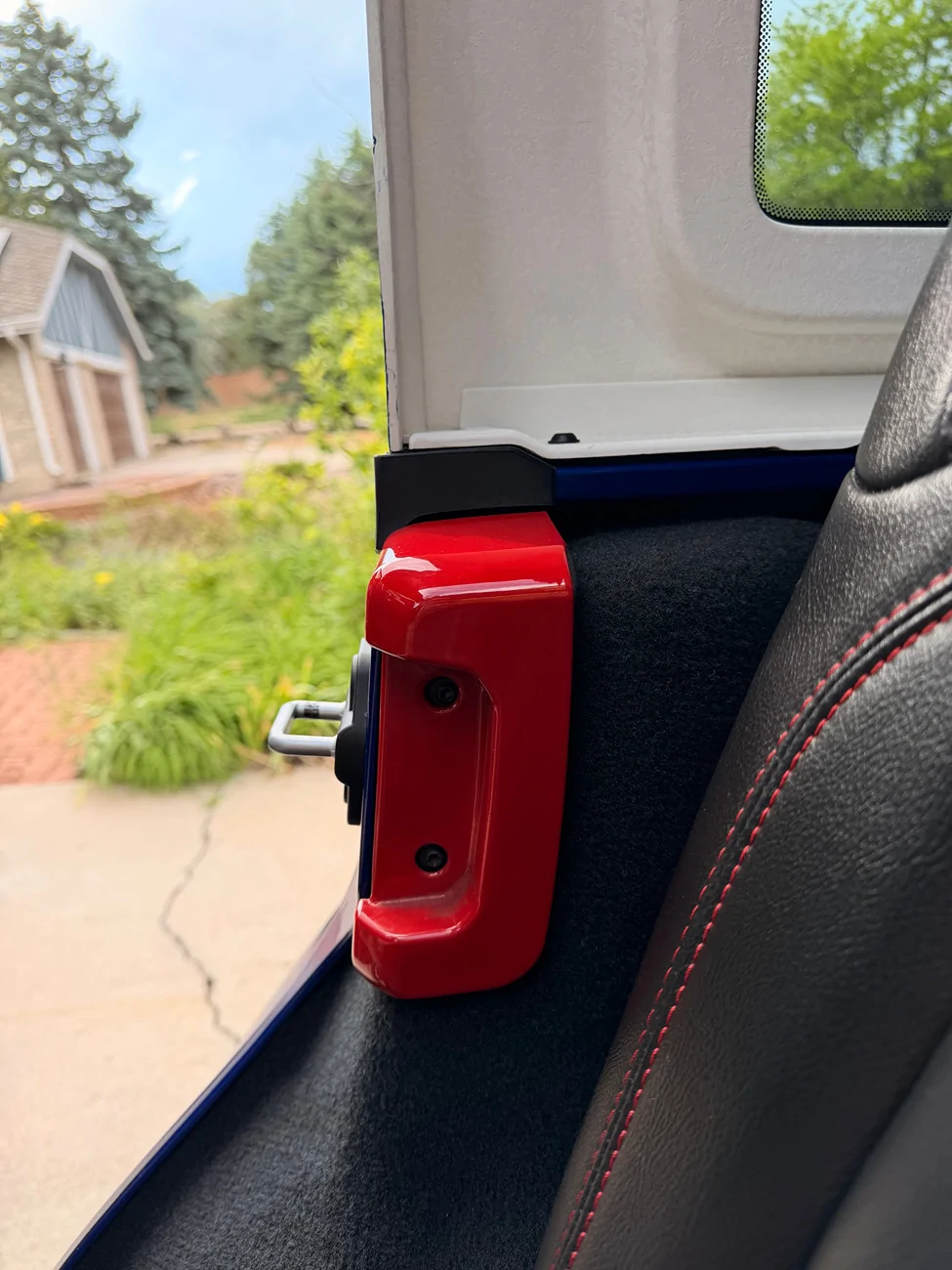 Jeep Wrangler JL JL/JT misc red trim pieces IMG_5925
