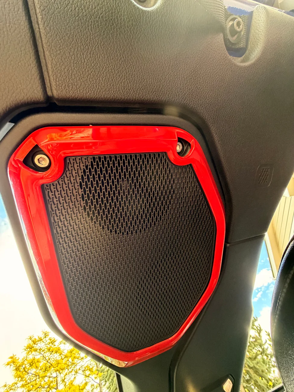Jeep Wrangler JL JL/JT misc red trim pieces IMG_5924