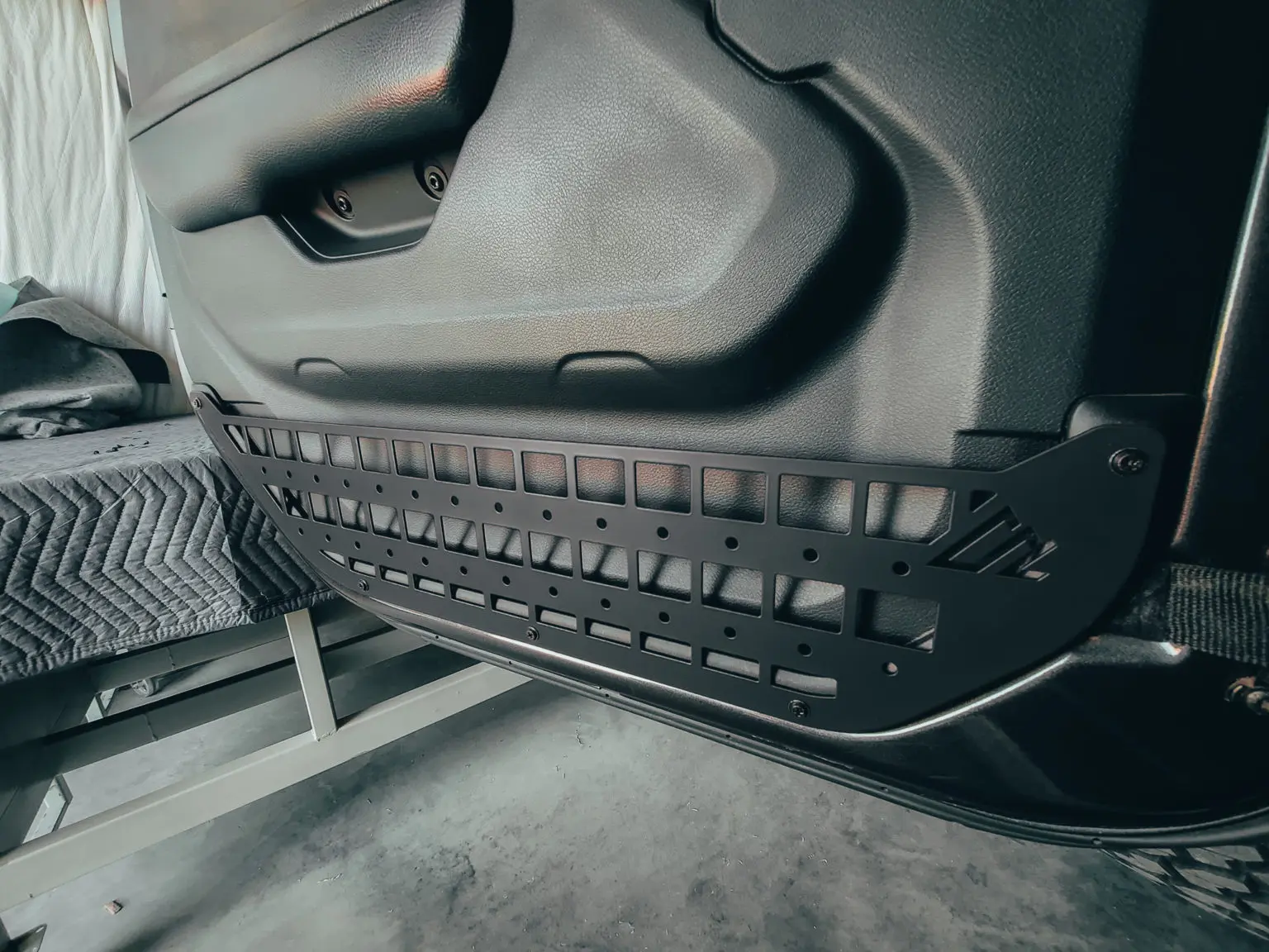 Jeep Gladiator Replace Your Factory Door Nets with Modular MOLLE Storage | Jeep JL/JT | American Adventure Lab {filename}