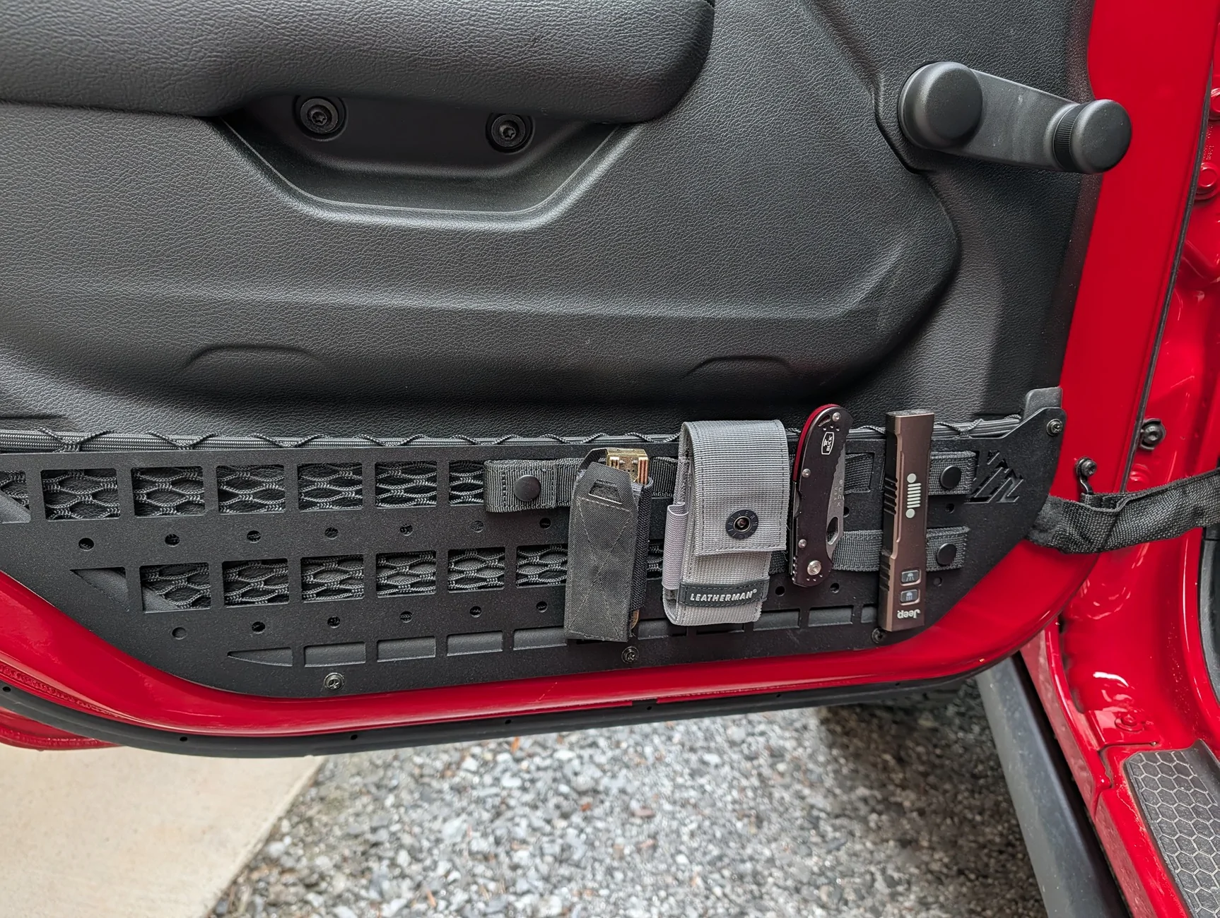 Jeep Wrangler JL Replace Your Factory Door Nets with Modular MOLLE Storage | Jeep JL/JT | American Adventure Lab 554