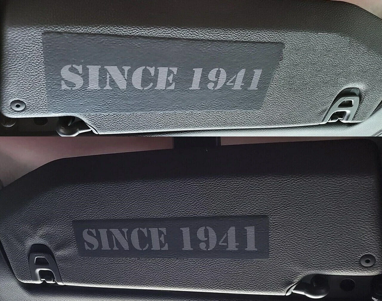 Jeep Wrangler JL Factory Safety Stickers visor cvr